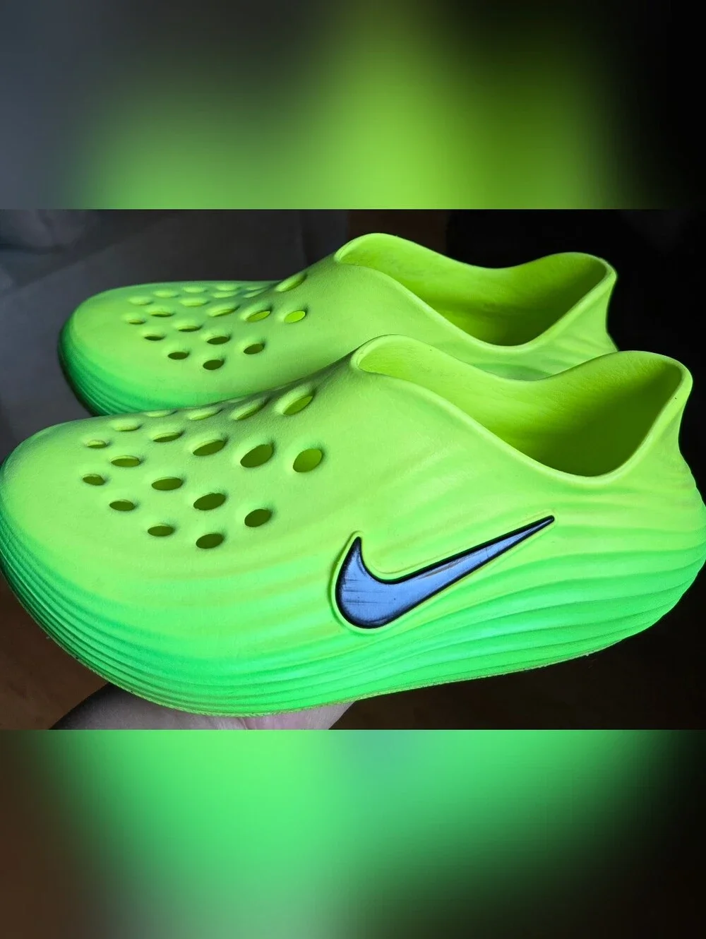 Sz 4 Men's/5 Women's/4Y NIKE REACT X REJUVEN8 Green Strike/Volt/Black